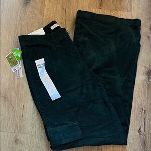 Dark Green Corduroy Pants